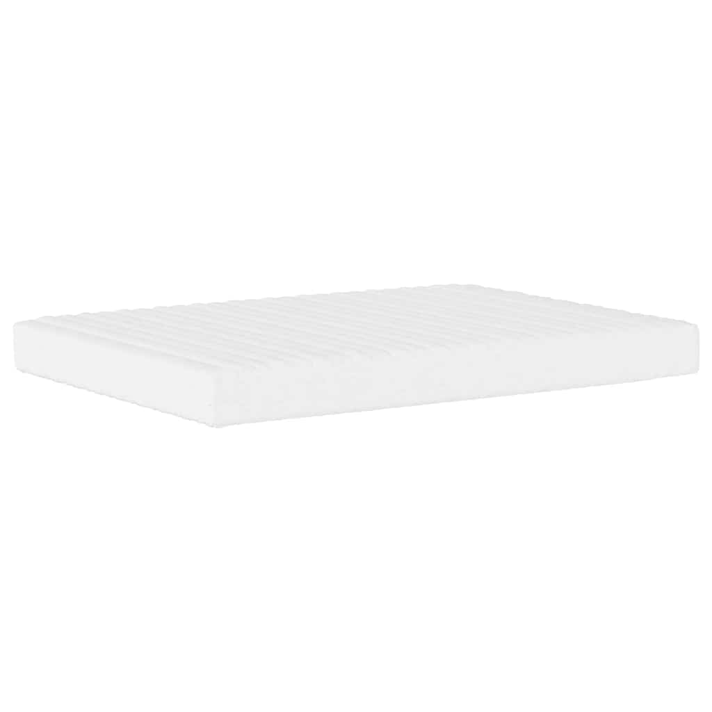 Bett mit Matratze "Dover" Schwarz 80x200 cm Kunstleder