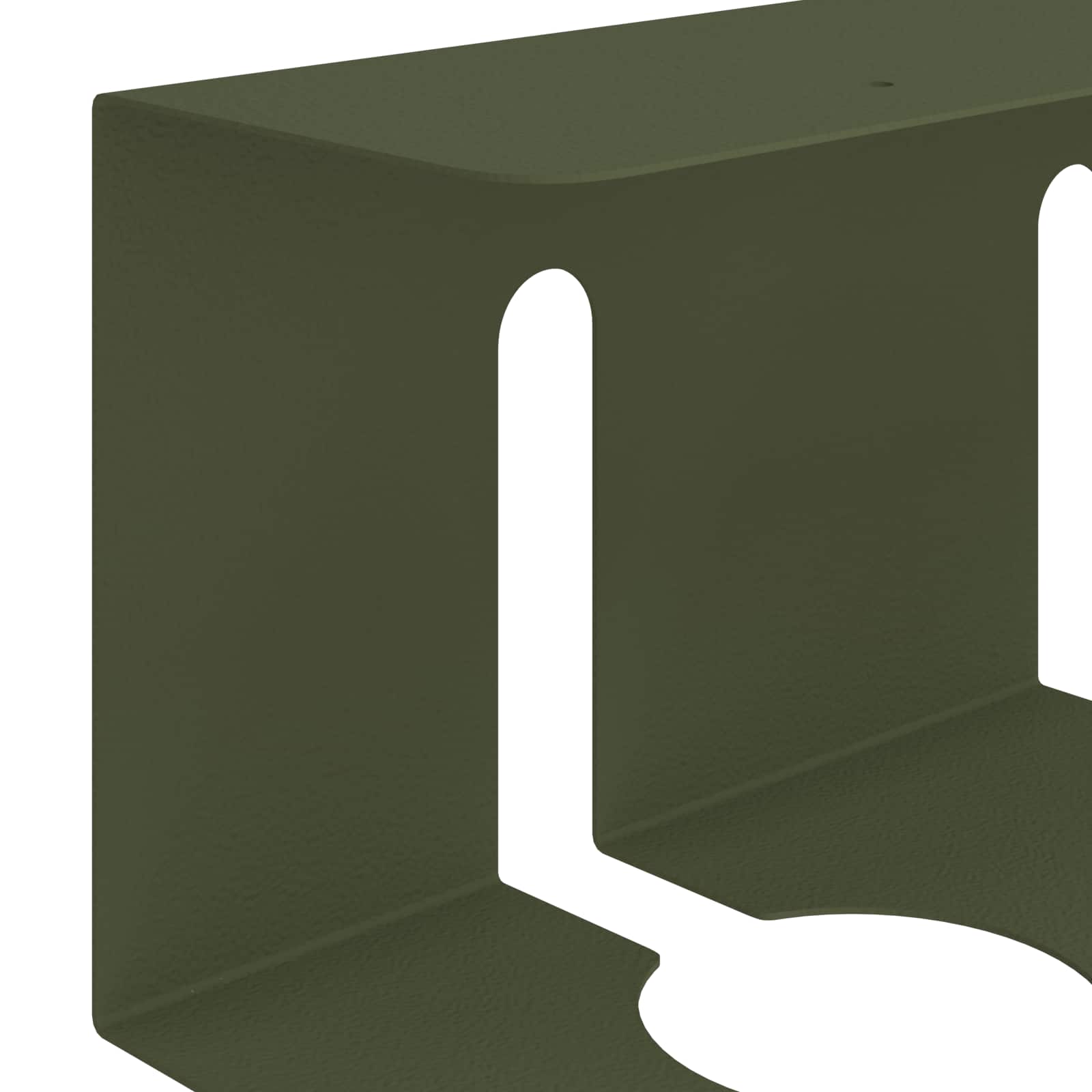 Unter dem Schreibtisch Kabelmanagement Tray 2 Stk. Anthrazit