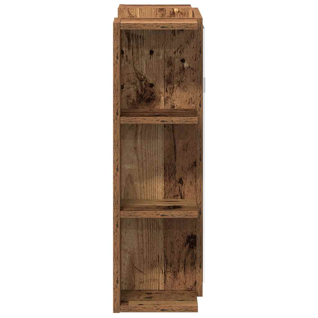Bad-Spiegelschrank Weiß 80x20,5x64 cm Holzwerkstoff