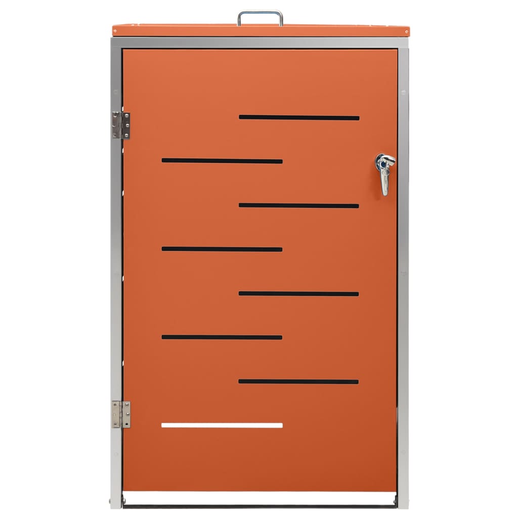 Mülltonnenbox für 3 Tonnen 207x77,5x112,5 cm Edelstahl