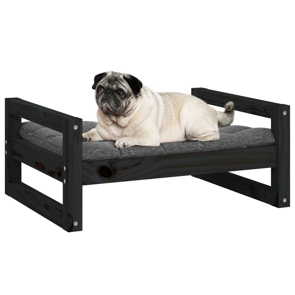 Hundebett 55,5x45,5x28 cm Massivholz Kiefer