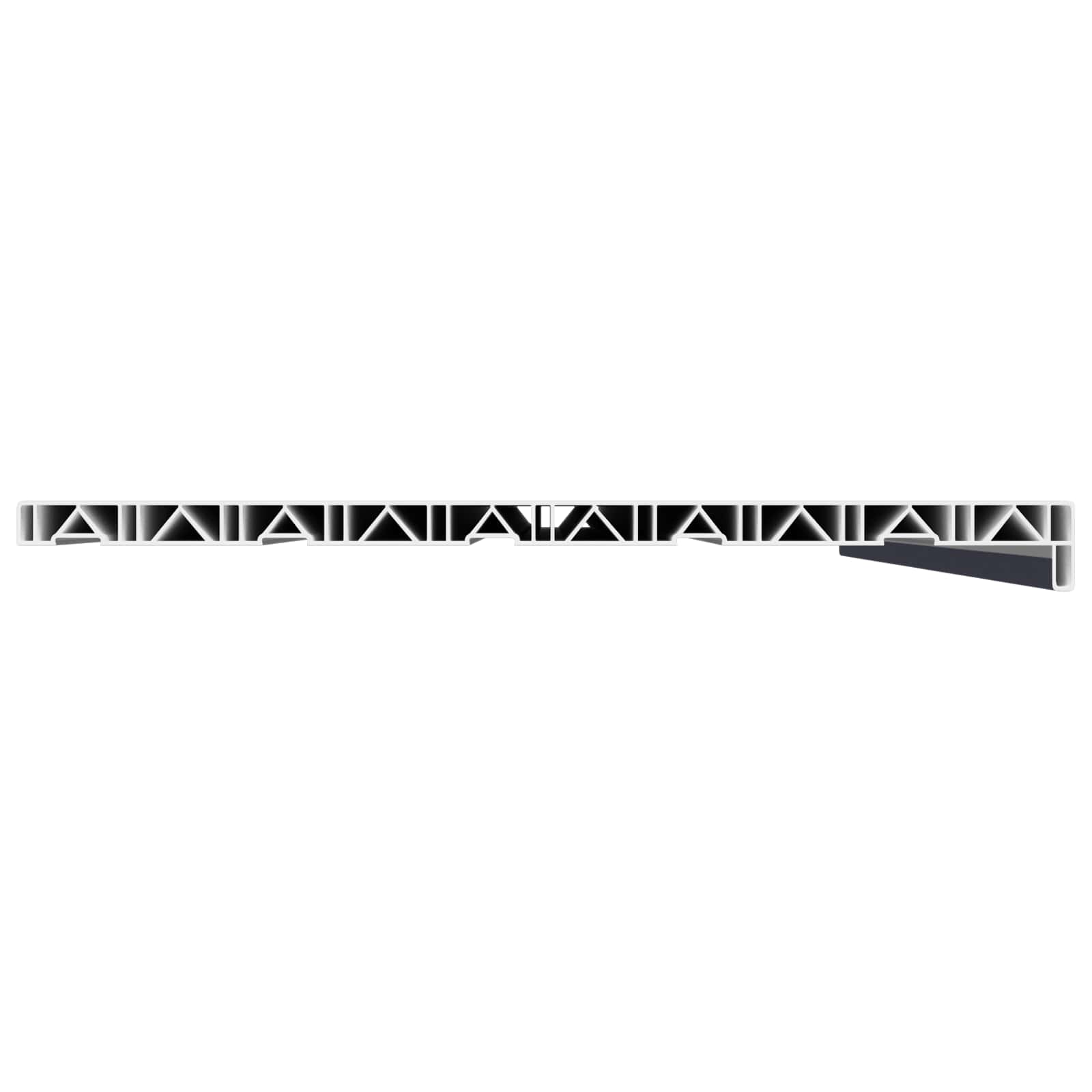 Fensterbank Weiß 60 x 10 x 4,5 cm PVC