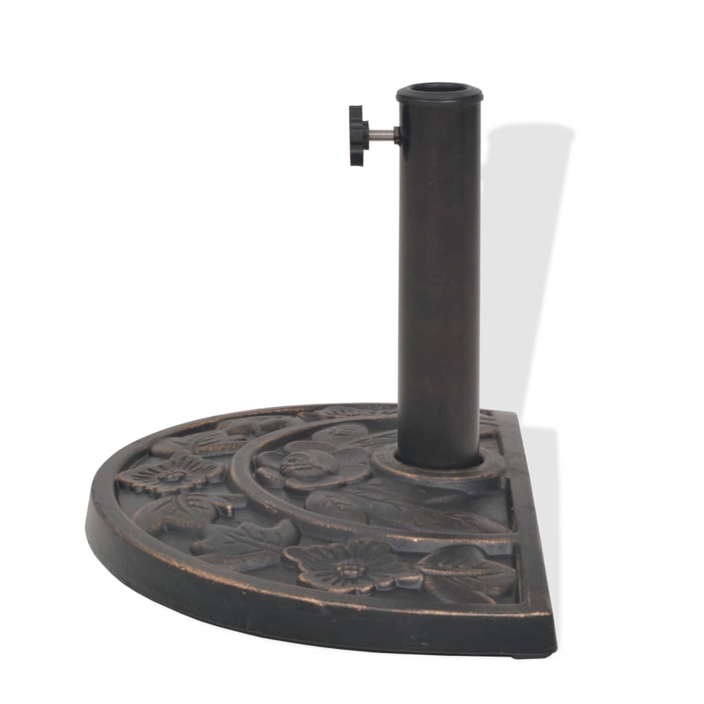 Sonnenschirmständer Harz Rund Bronze 9 kg