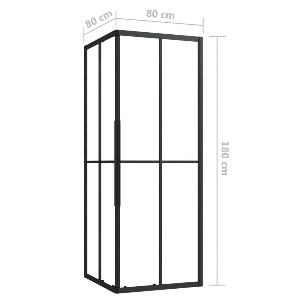 Duschkabine ESG 80x70x180 cm
