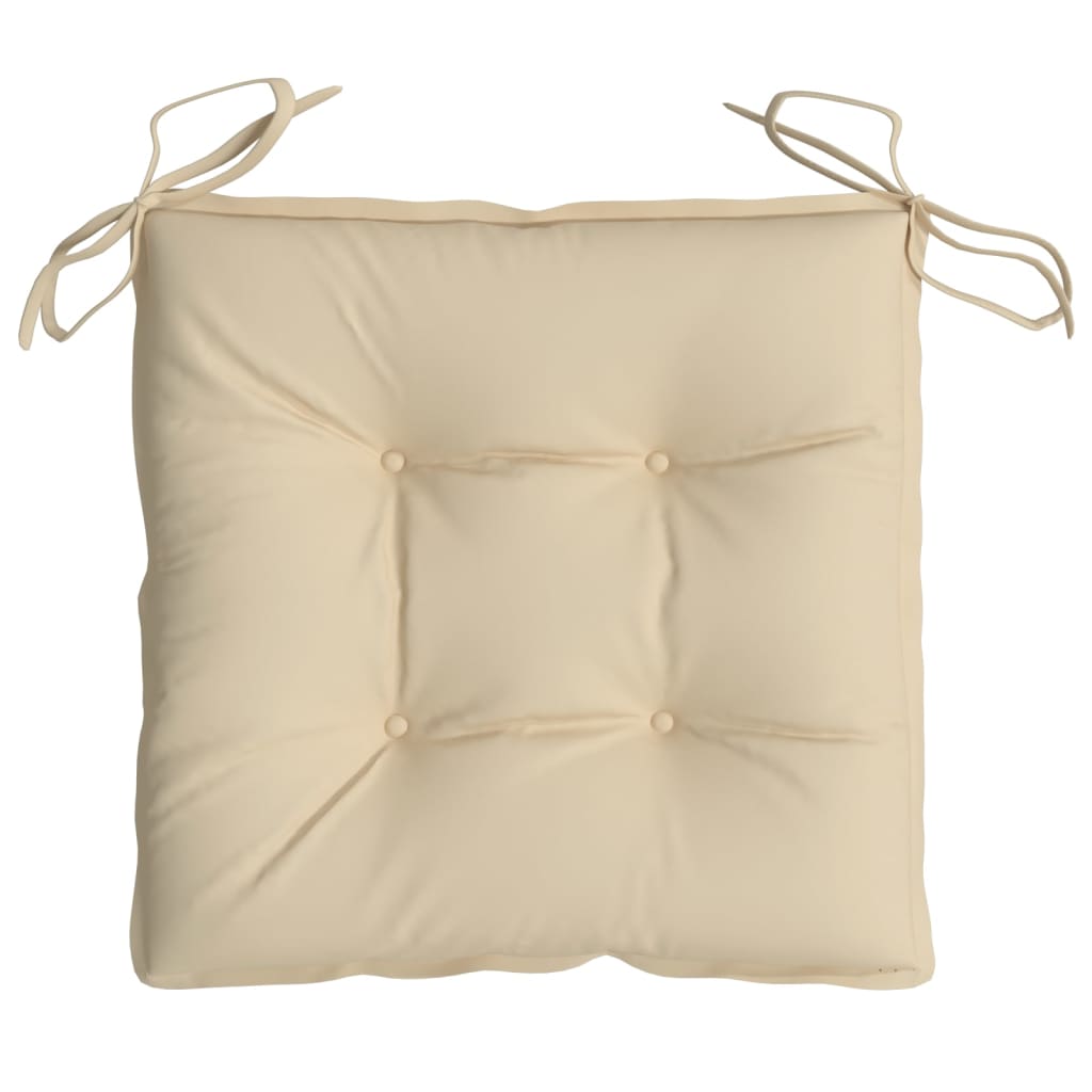 Stuhlkissen 4 Stk. Hellblau 40x40x7 cm Oxford-Gewebe