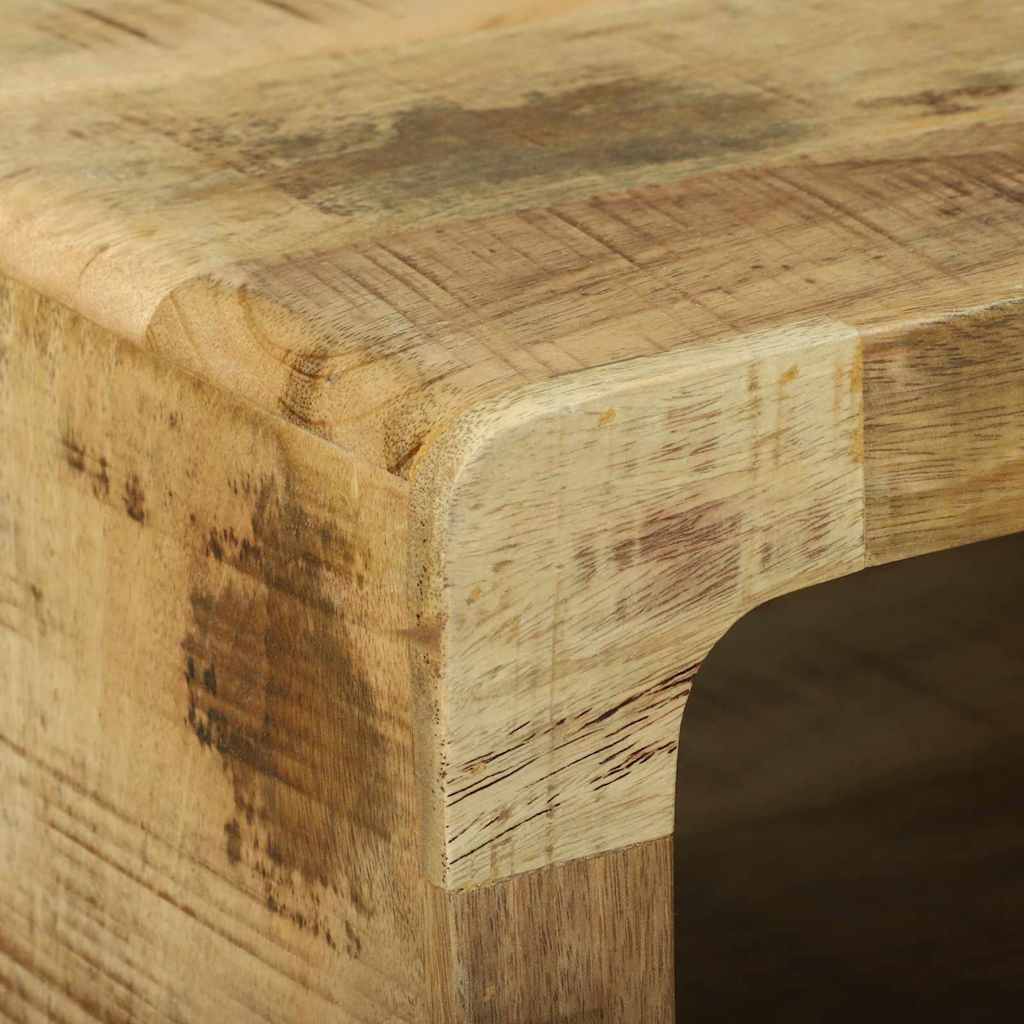 Couchtisch 90 x 50 x 35 cm Massives upgecyceltes Holz