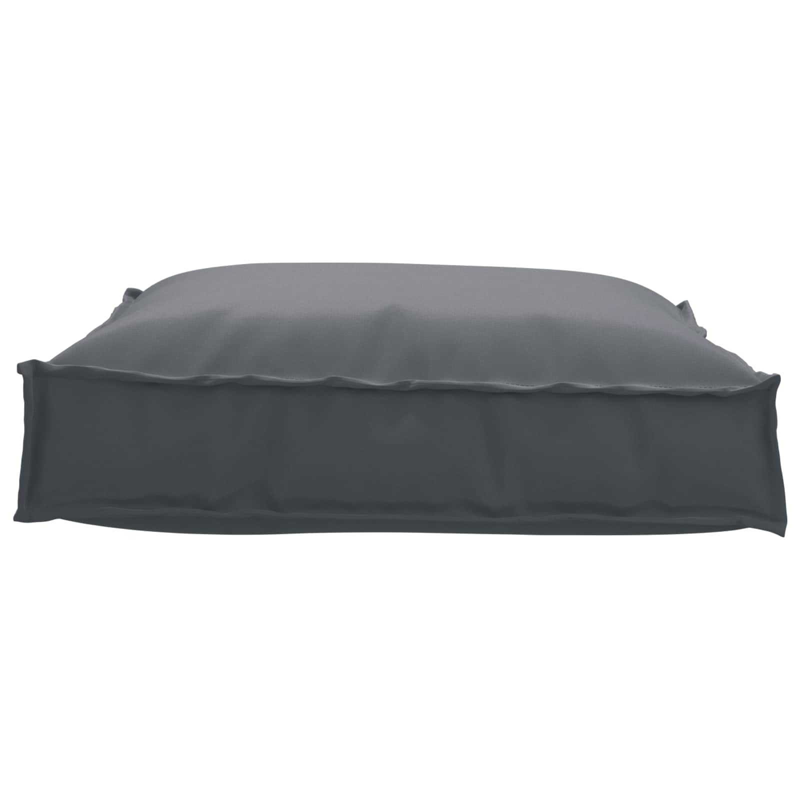 Kissen Anthrazit 70 x 70 x 12 cm Oxford-Stoff