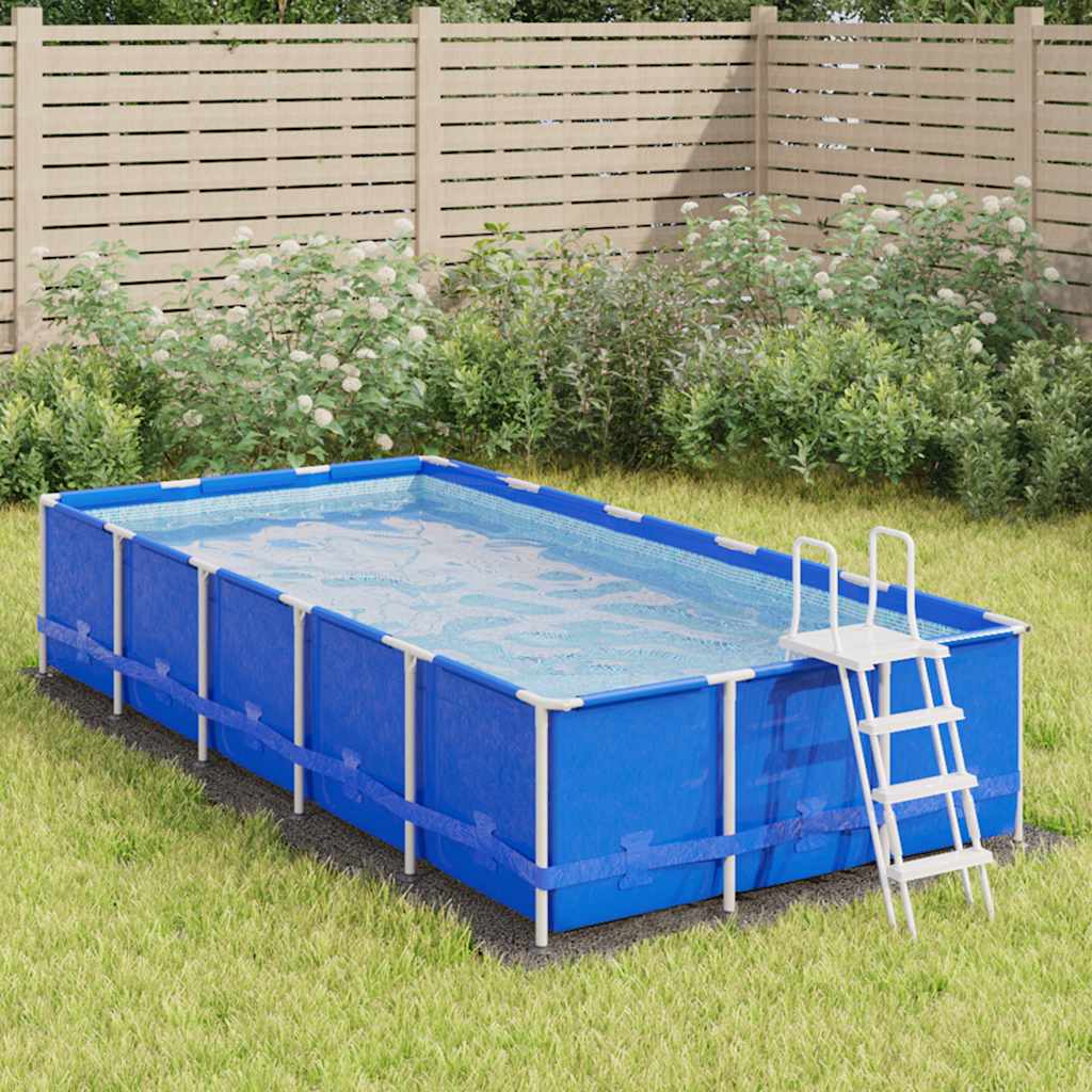 Bodenfolie für Pools Schwarz 300 x 220 x 0,1 cm Vliesstoff