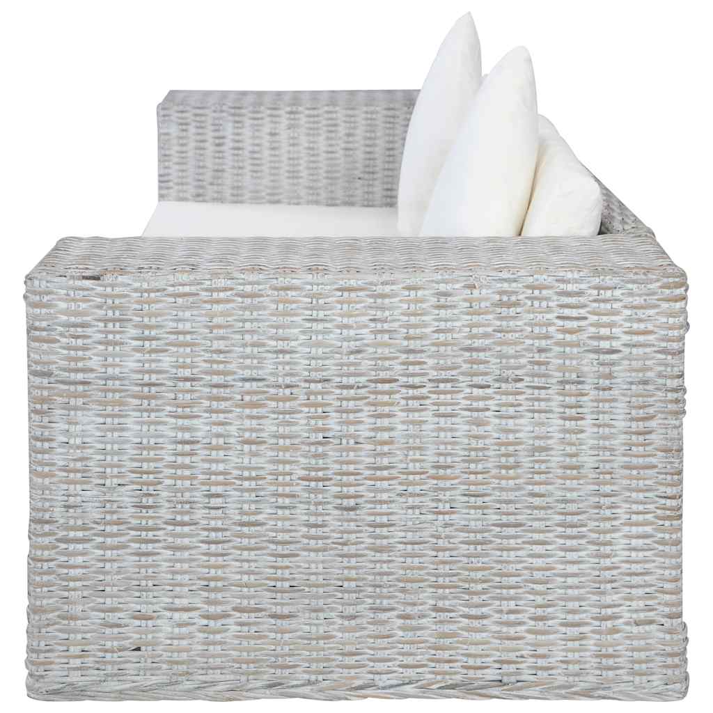 2-Sitzer Sofa Echtes Rattan