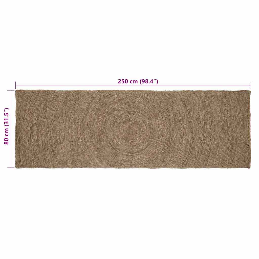 Bereichsteppiche Natur 60 x 110 cm Jute