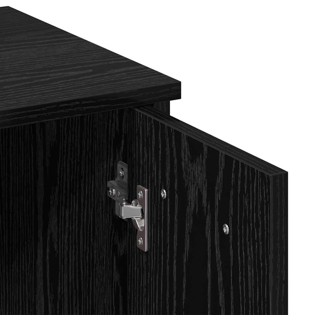 Schminktisch-Set mit LED Weiß Holzwerkstoff