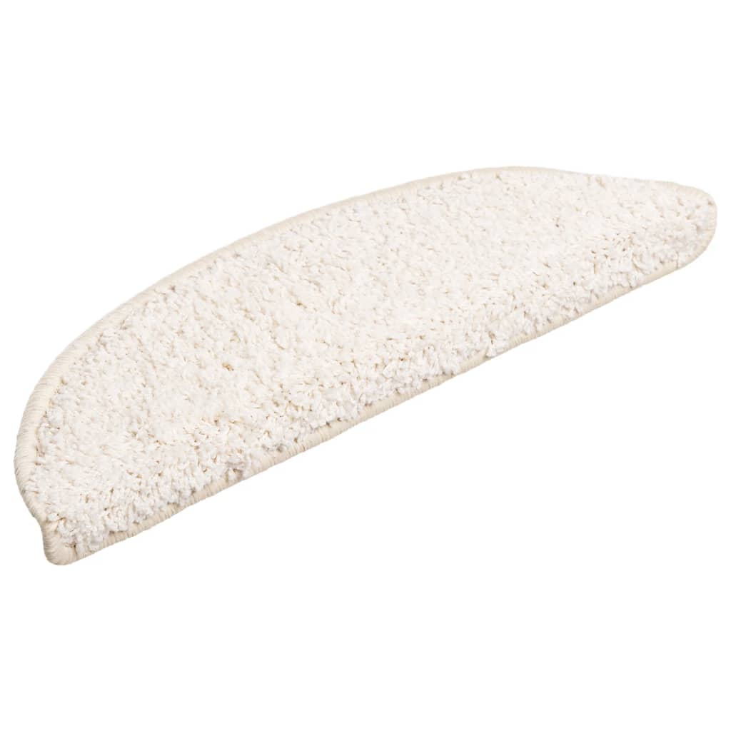Stufenmatten 15 Stk. 56x17x3 cm Grau Halbrund