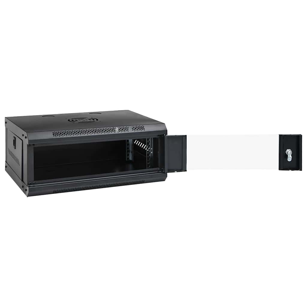 Netzwerkschrank mit Speicher Grau 60 x 45 x 28 cm Stahl