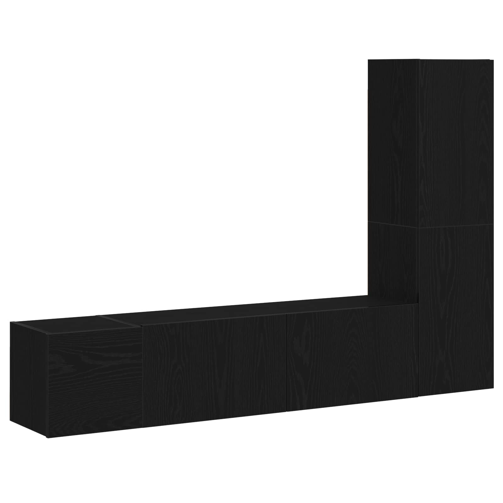 5-tlg. TV-Schrank-Set Weiß Holzwerkstoff