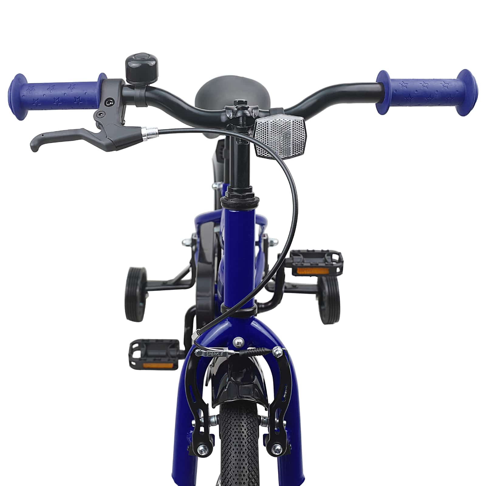 Kinderfahrrad 12 Zoll für 2-4 Jahre alt Schwarz