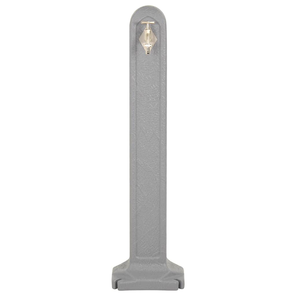 Wasserzapfsäule Anthrazit Steinoptik