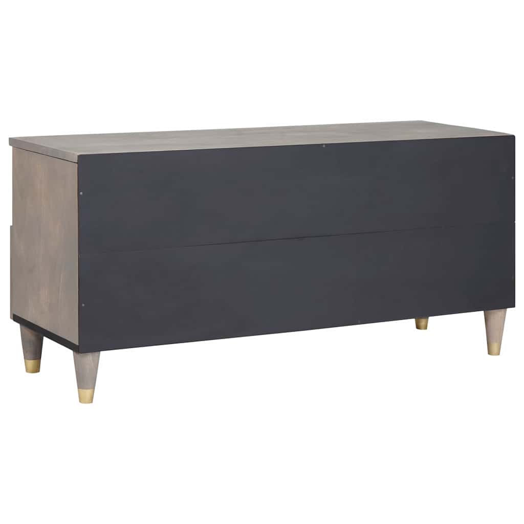 TV-Schränk Honigbraun 100 x 33 x 46 cm Massivholz Mango