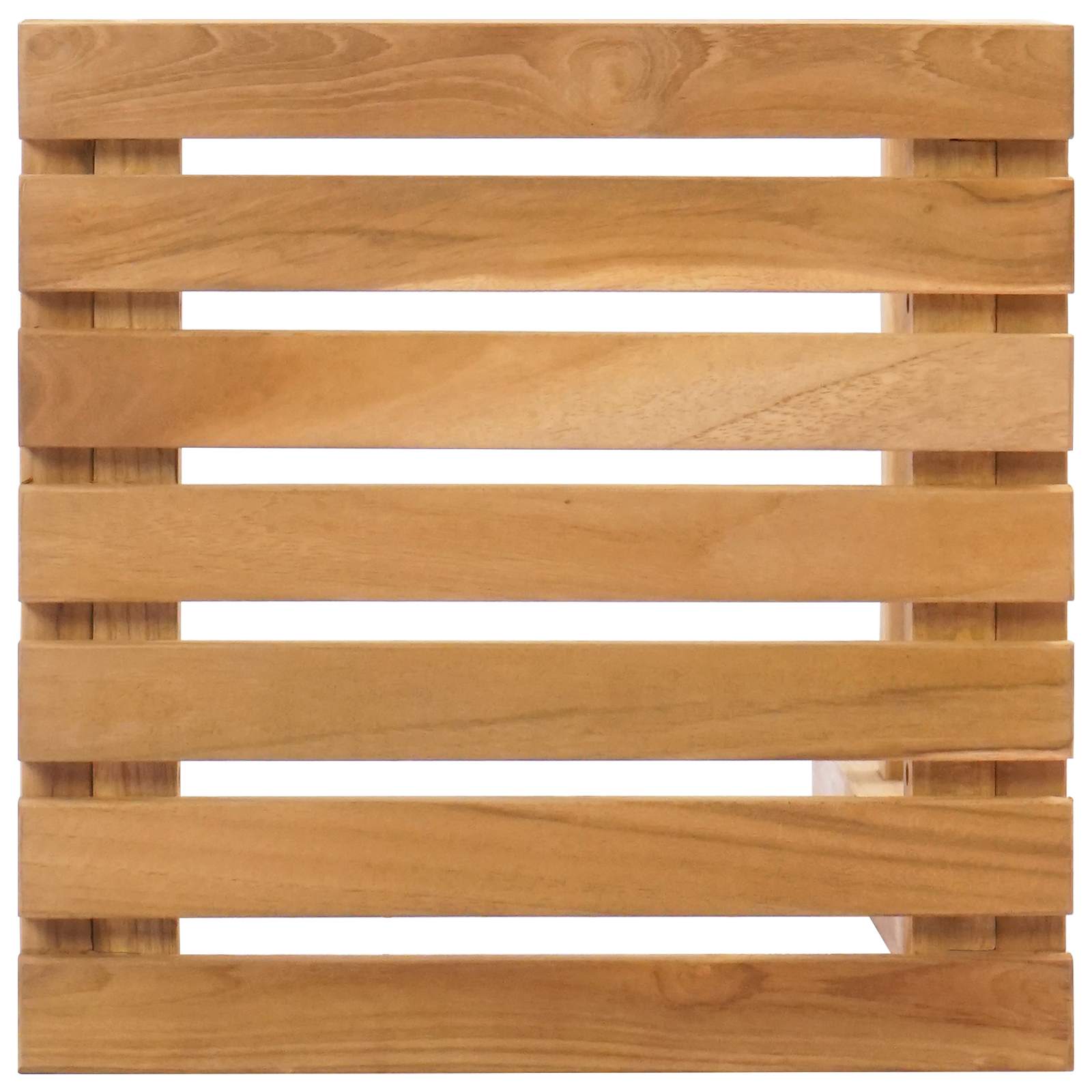 Barhocker 2 pcs Natur Massivholz Teak