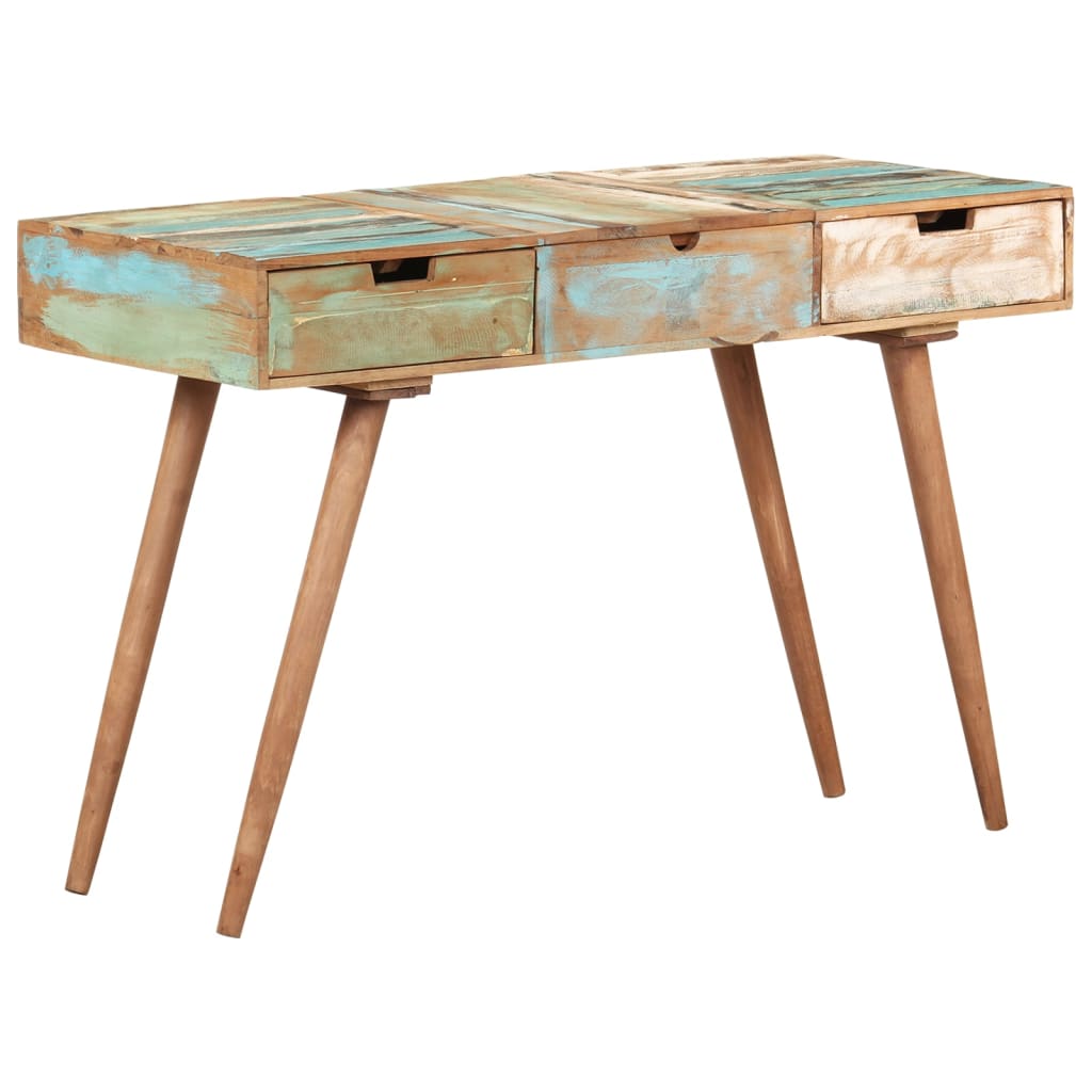 Schminktisch mit Spiegel 112x45x76 cm Akazie Massivholz