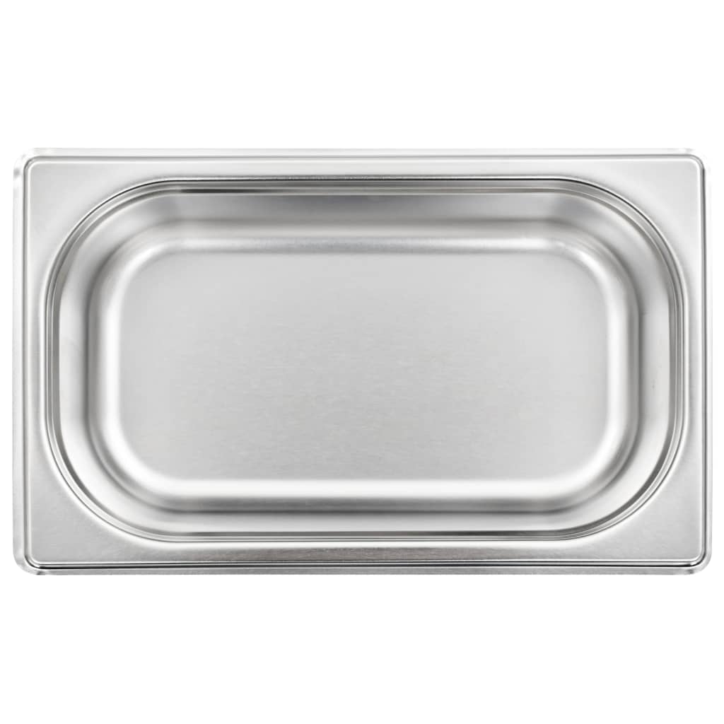 Gastronormbehälter 12 Stk. GN 1/4 20 mm Edelstahl