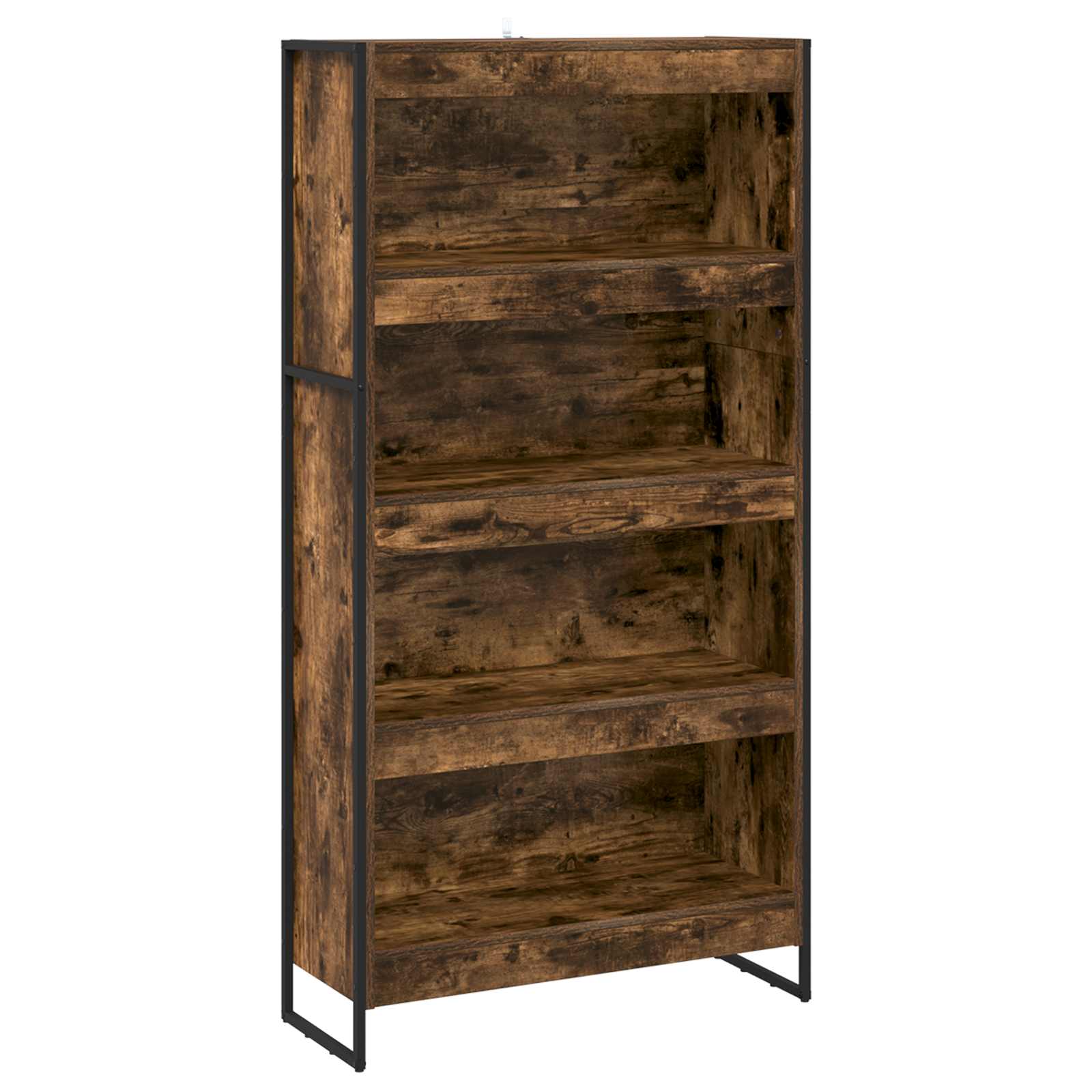 Bücherregal 2 pcs Schwarz Eichen-Optik 60 x 30 x 189,5 cm