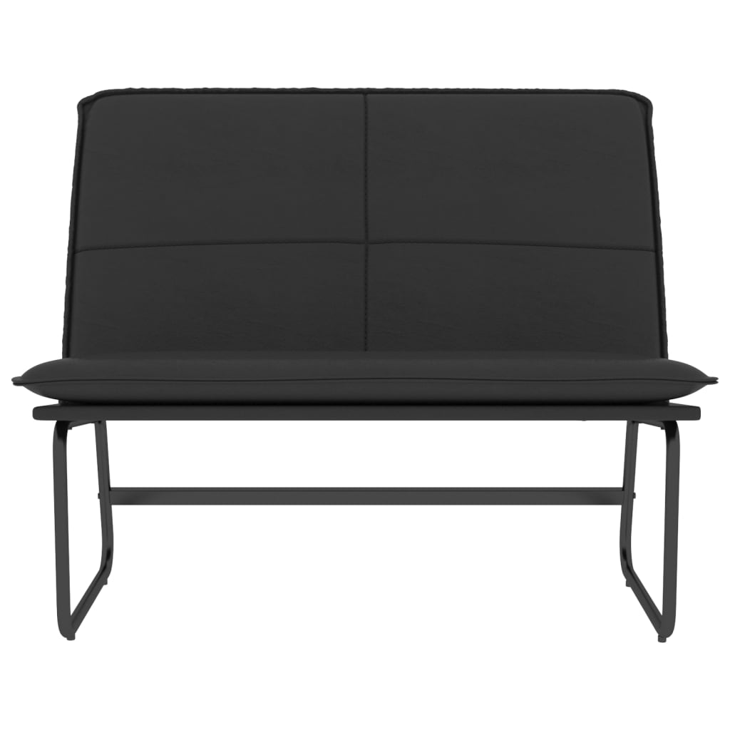 Sitzbank Creme 100x75x76 cm Kunstleder