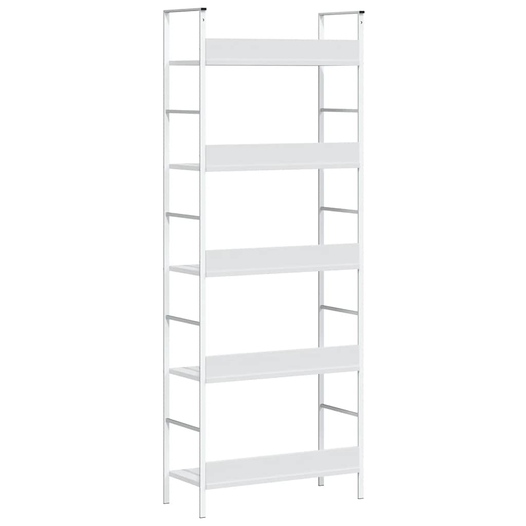 Bücherregal 3 Regalböden Schwarz 60×27,6×90,5 cm Holzwerkstoff