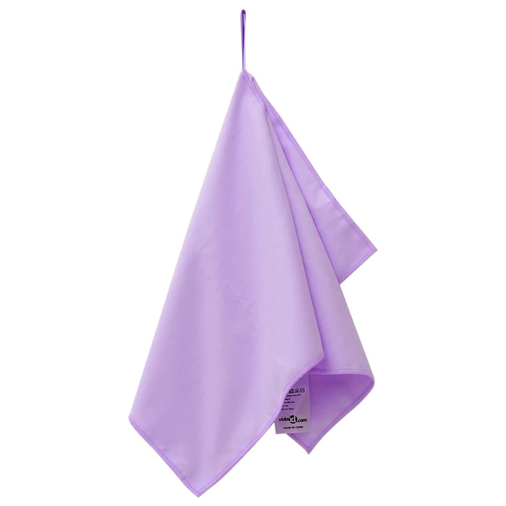 Sporthandtücher 2 pcs Schwarz 50 x 30 cm Polyester und Polyamid