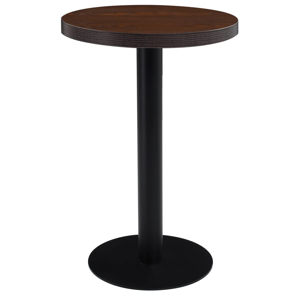 Bistrotisch Hellbraun 40 cm MDF