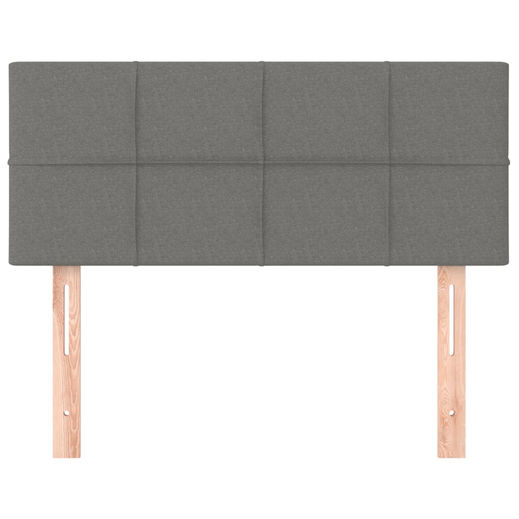 Kopfteil Hellgrau 80x5x118/128 cm Stoff