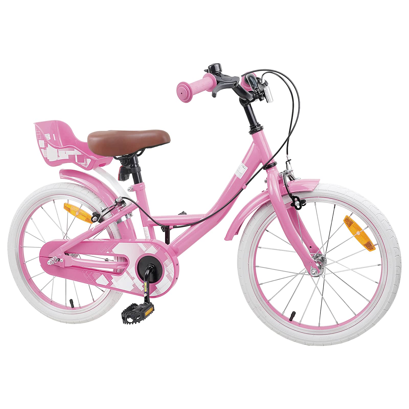 Kinderfahrrad 12 Zoll für 2-4 Jahre alt Hellrosa