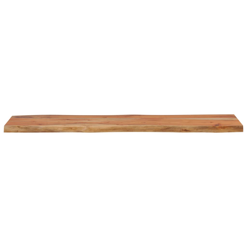 Tischplatte 40x40x2,5 cm Rechteckig Massivholz Akazie Baumkante