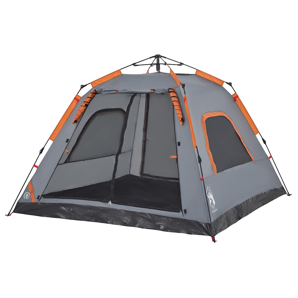 Kuppel-Campingzelt 4 Personen Grün Quick Release