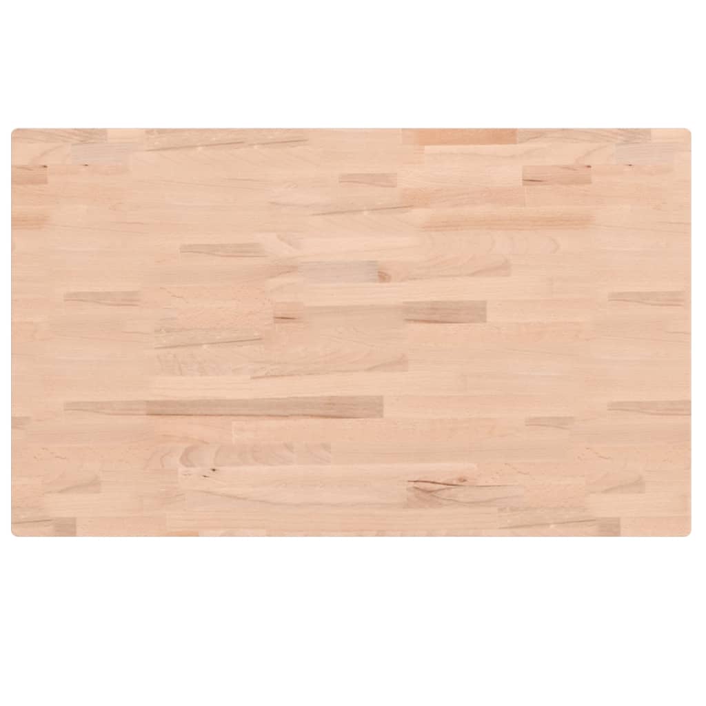 Werkbank 100x60x81,5 cm Massivholz Buche Rechteckig