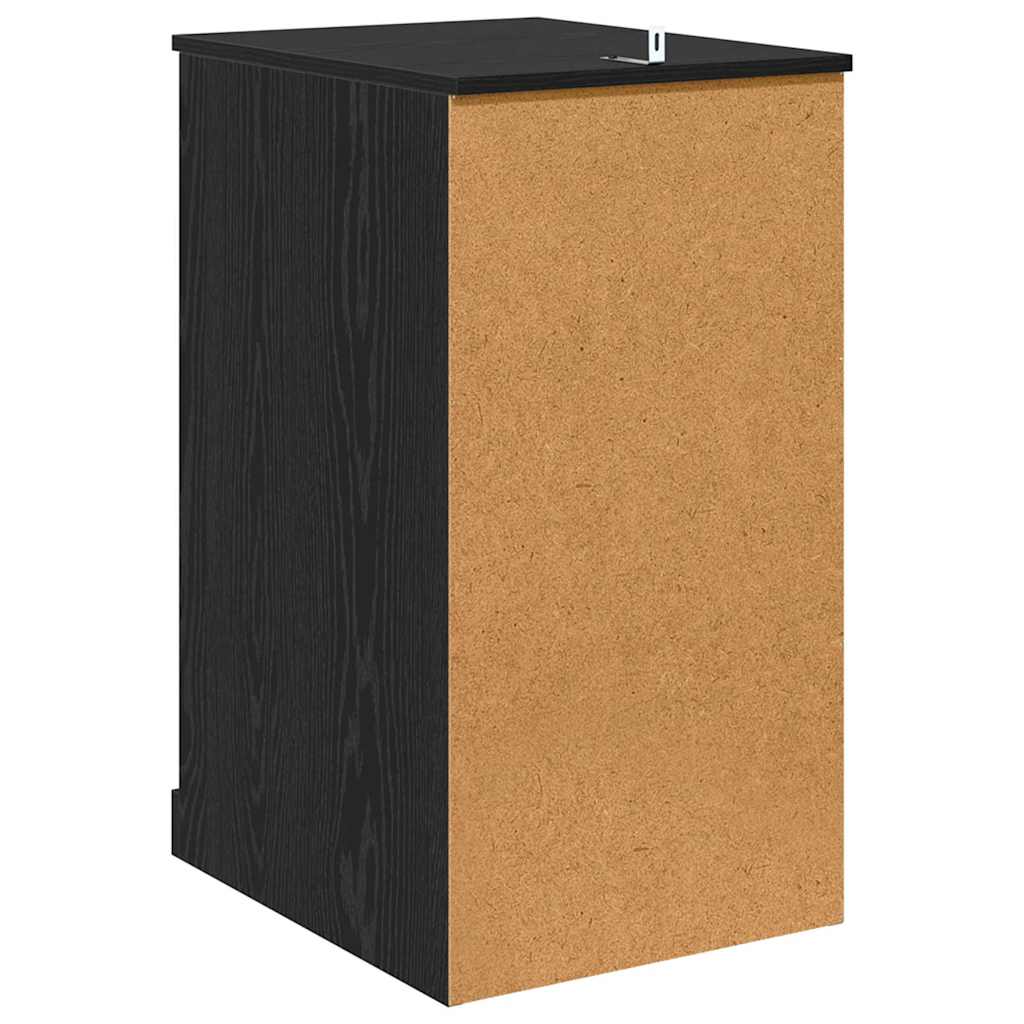 Beistellschrank mit Schublade Weiß 40x50x75 cm Holzwerkstoff