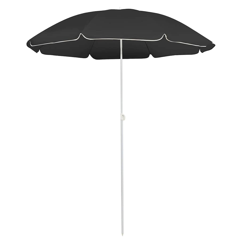 Sonnenschirm mit Stahlmast Sandfarbe 180 cm