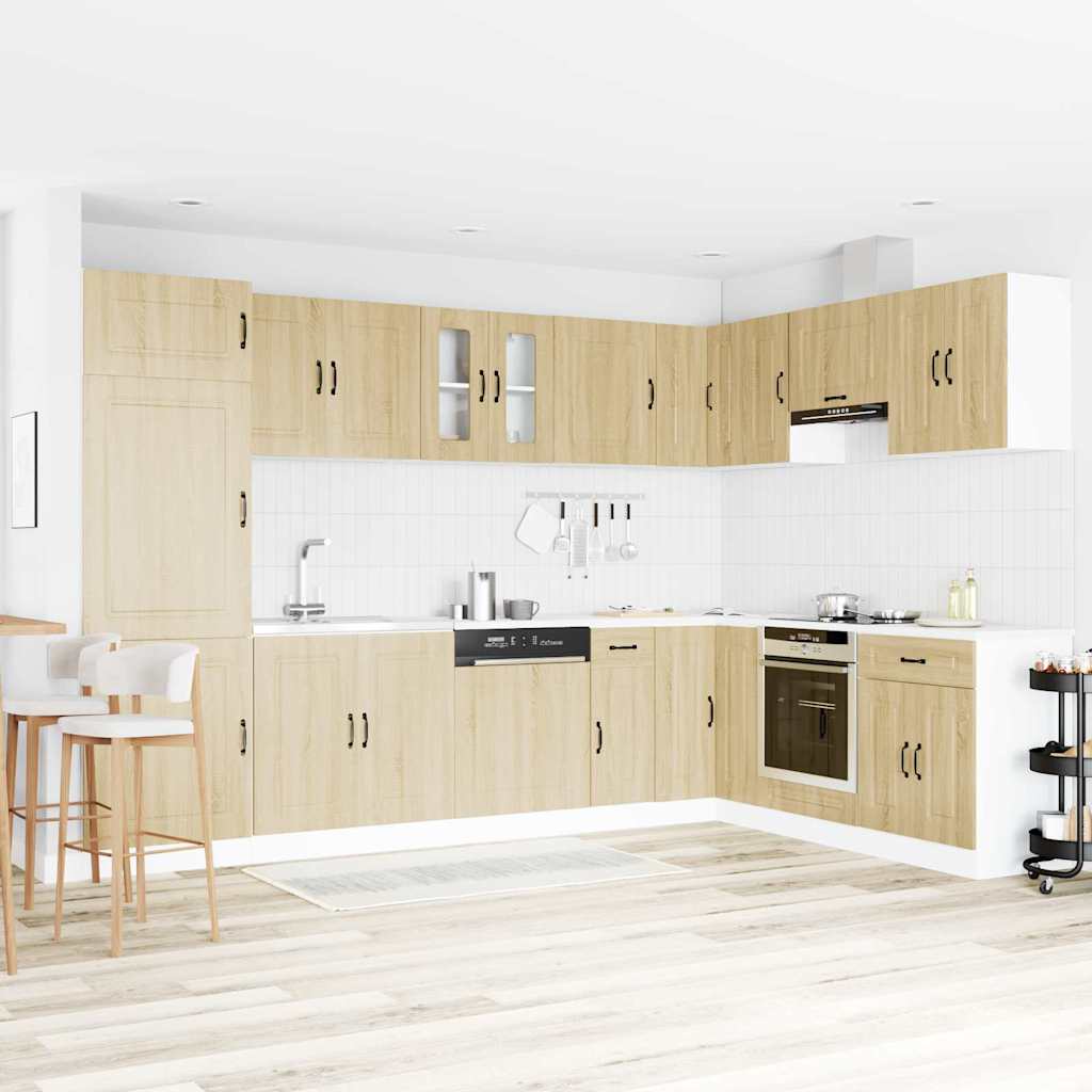 Küchenschrank Kalmar Weiß 80 x 46 x 81.5 cm Holzwerkstoff