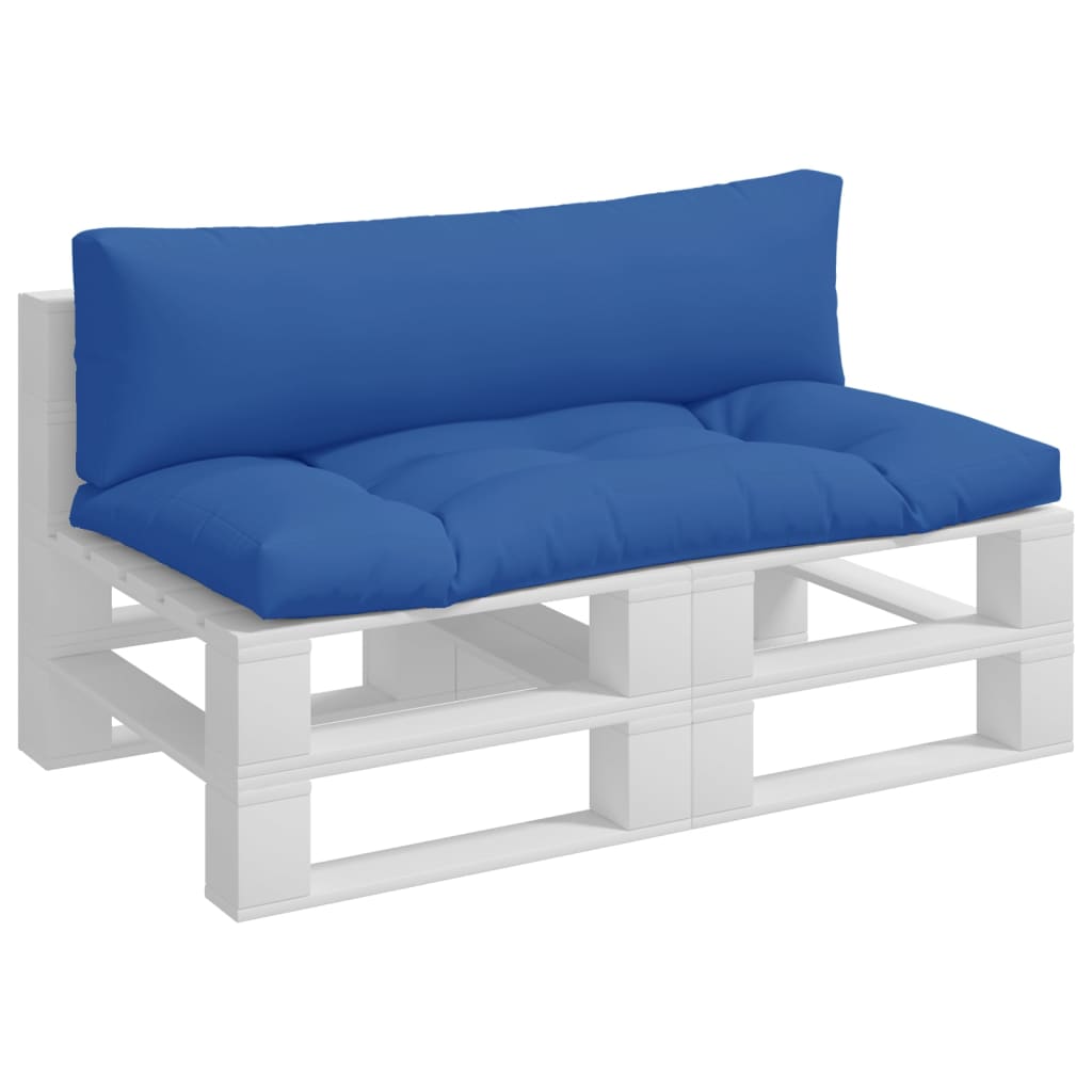 Palettenkissen Blau Weiß Gestreift 58x58x10 cm Oxford-Gewebe