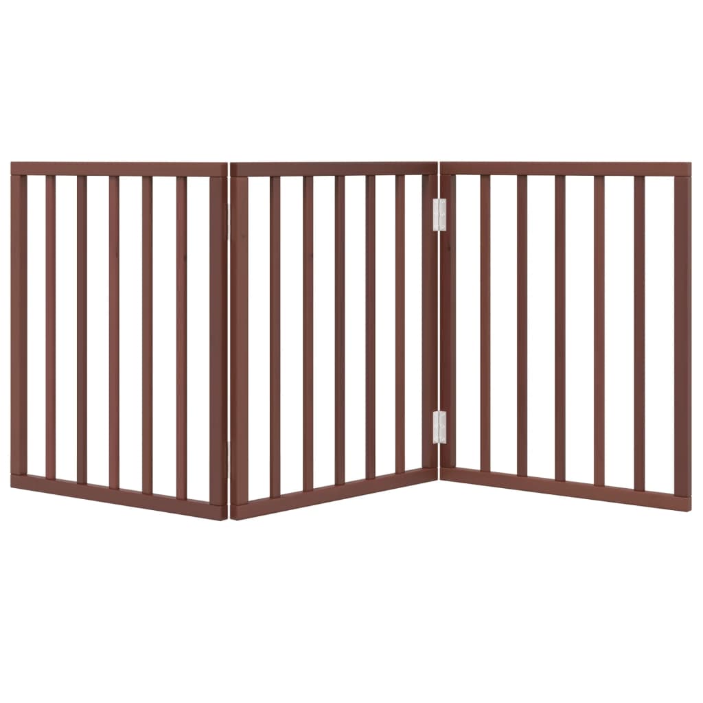 Hundegitter Faltbar 3 Paneele 150 cm Pappelholz