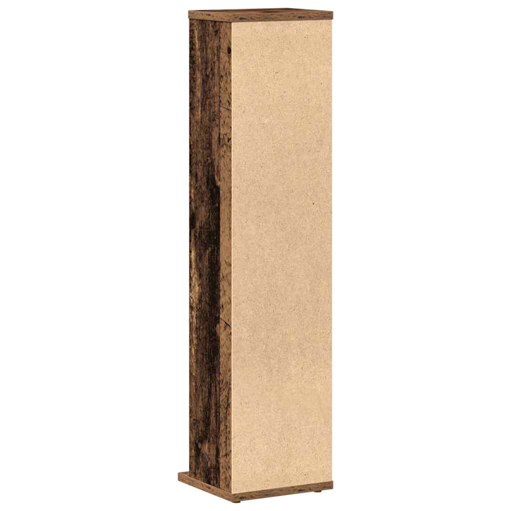 CD-Schrank Weiß 21x20x88 cm Holzwerkstoff