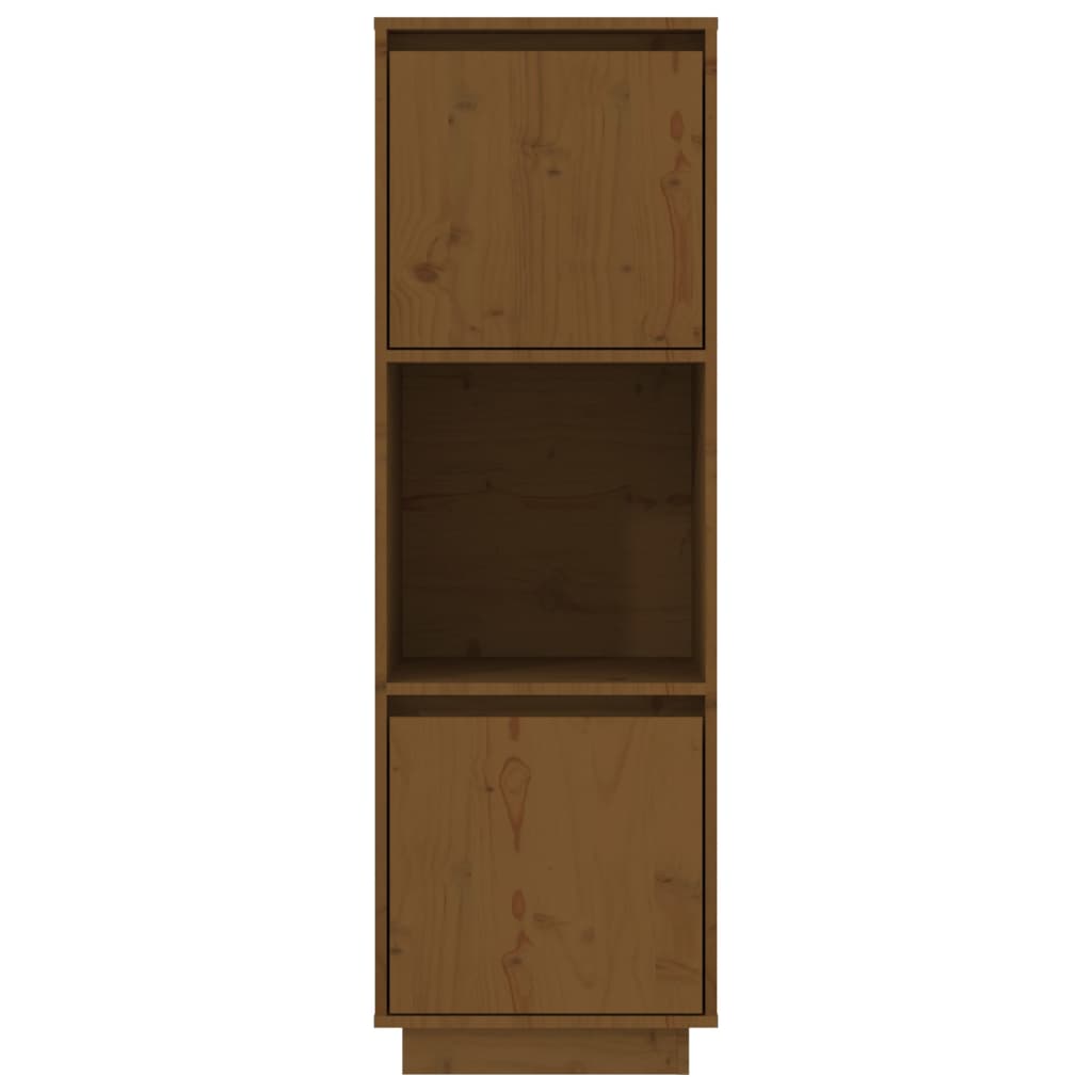 Highboard 38x35x117 cm Massivholz Kiefer