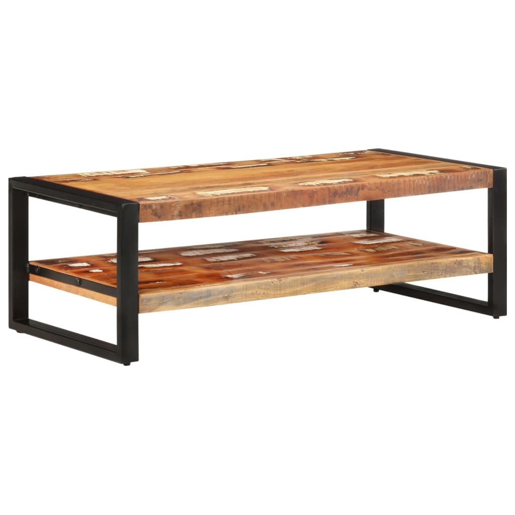 Couchtisch 120x55x40 cm Massivholz Mango