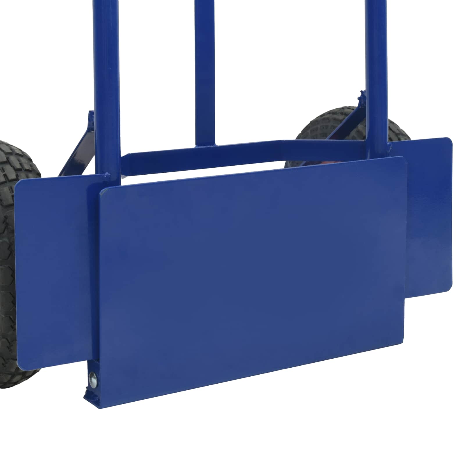 Erweiterbarer Handwagen Schwarz und Rot 57 x 46 x 113 cm Stahl