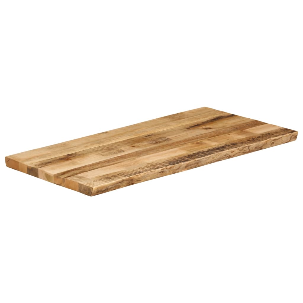 Tischplatte 40x40x2,5 cm Rechteckig Massivholz Akazie Baumkante