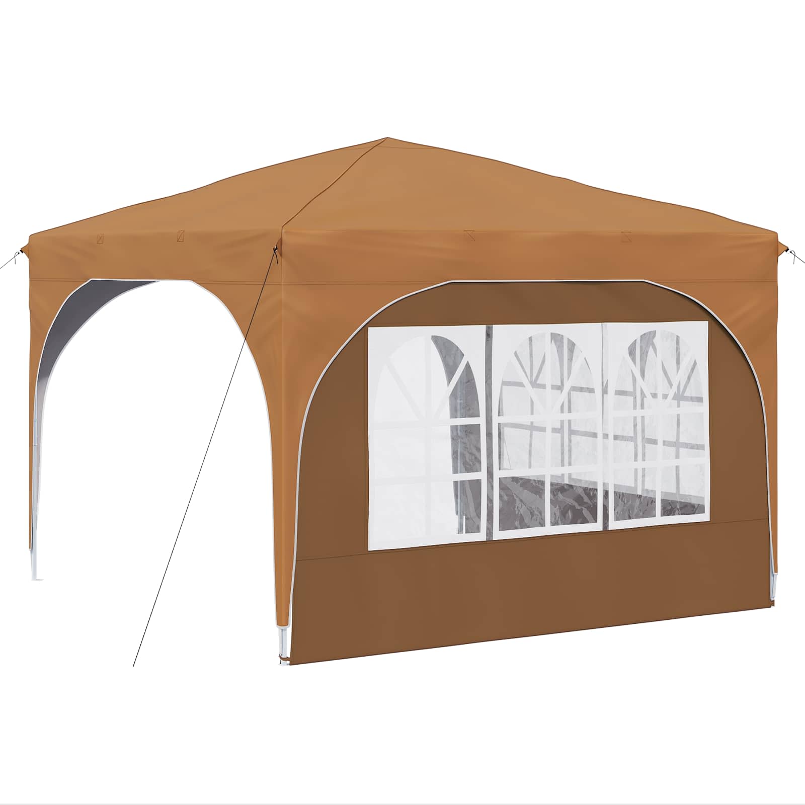 Pop-up Partyzelt 290 x 290 x 245 cm Creme