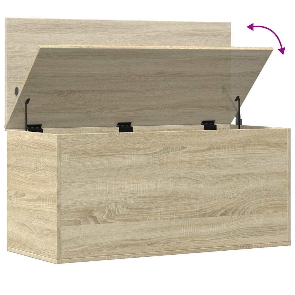 Aufbewahrungstruhe Weiß 84x42x46 cm Holzwerkstoff