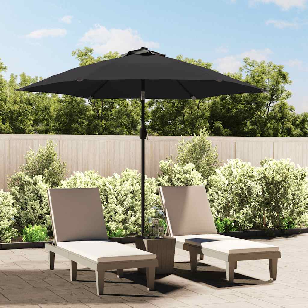 Sonnenschirm mit Metall-Mast 300 cm Bordeauxrot