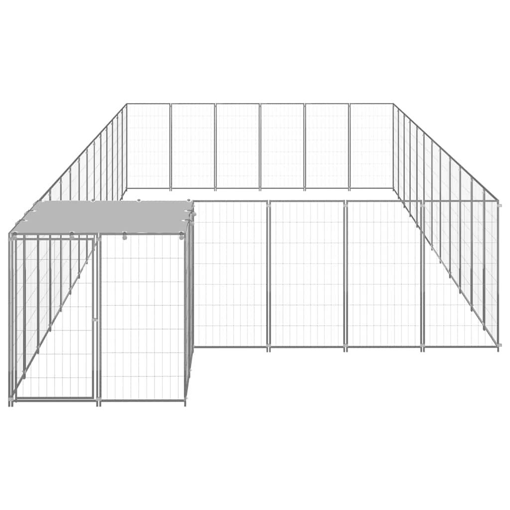 Hundezwinger Schwarz 4,84 m² Stahl