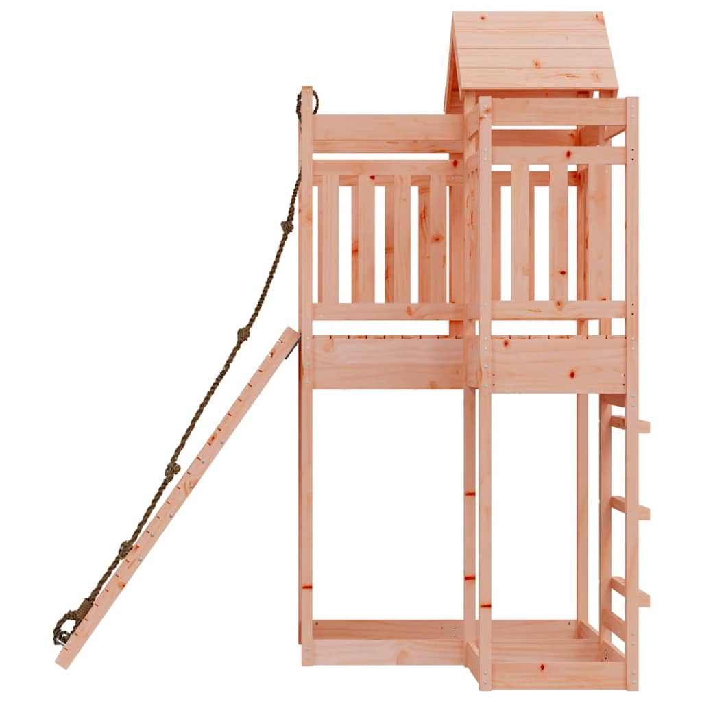 Spielturm mit Kletterwand Massivholz Kiefer