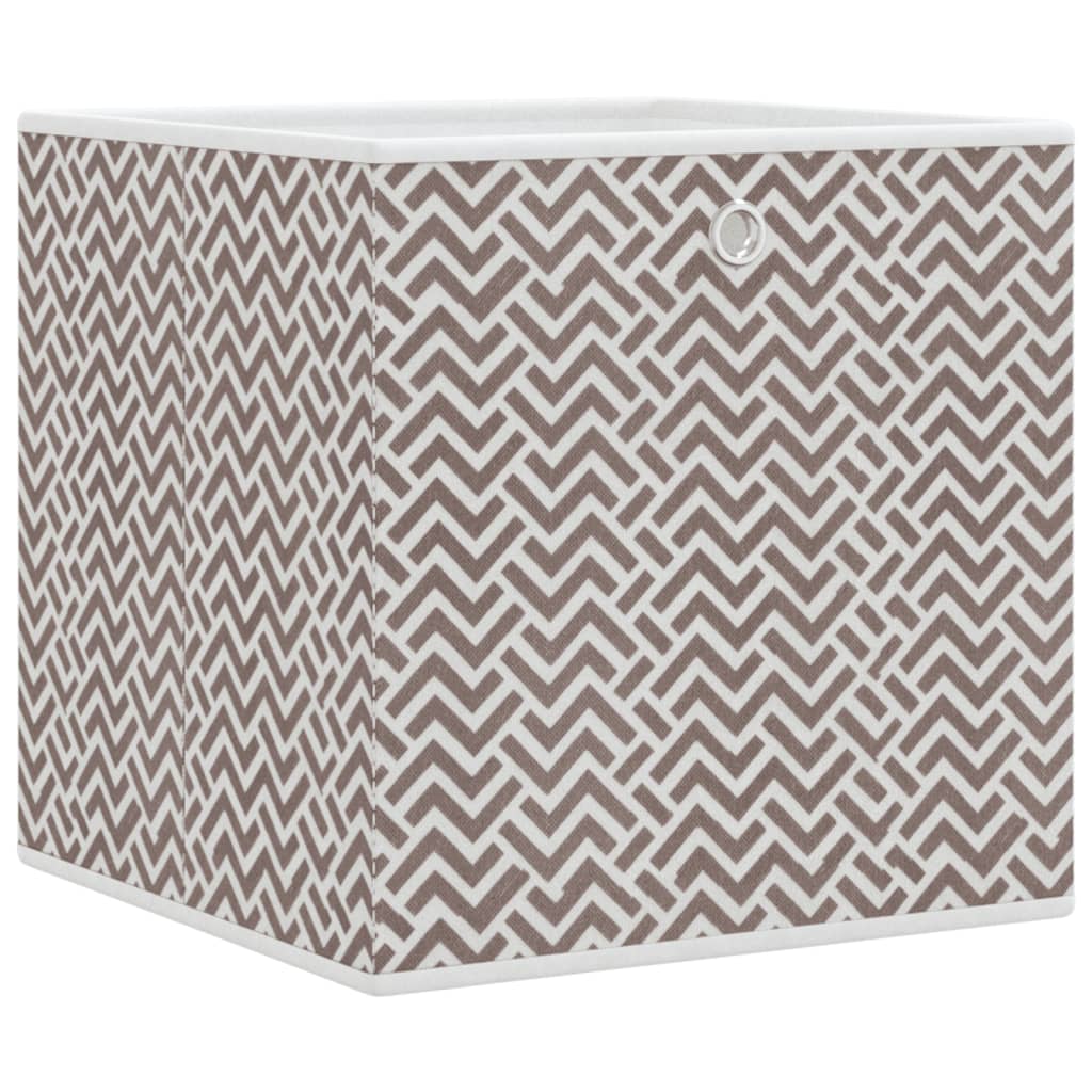 Faltboxen 4 Stk. Creme 32x32x32 cm Vlies